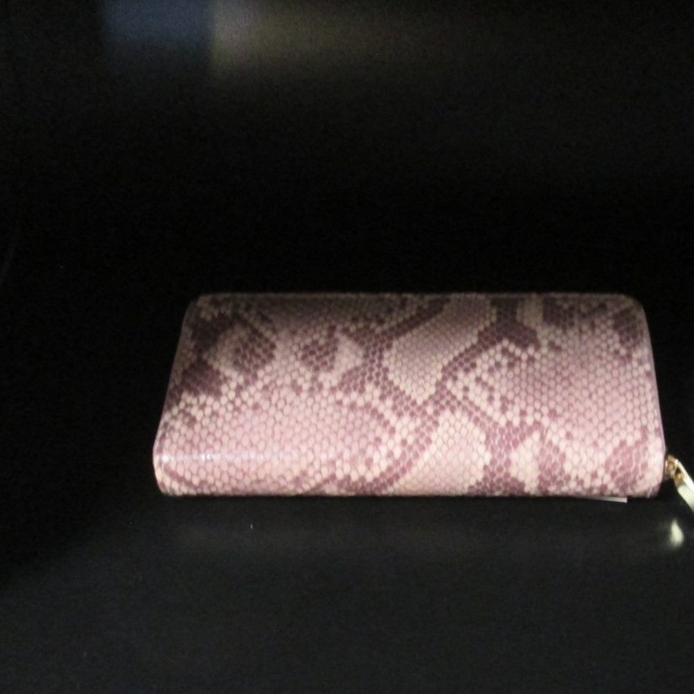 Wallet Python Print Blush - Picture 5 of 7